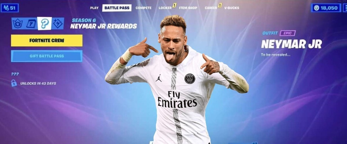 Epic Games lança skins de Neymar no Fortnite