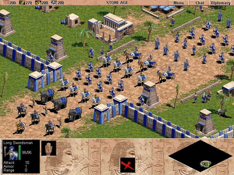 Age of Empires é um clássico representante do gênero RTS.