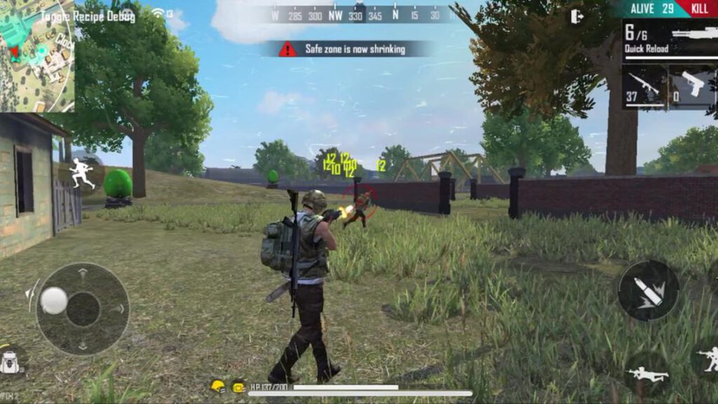 Screenshot do jogo Free Fire