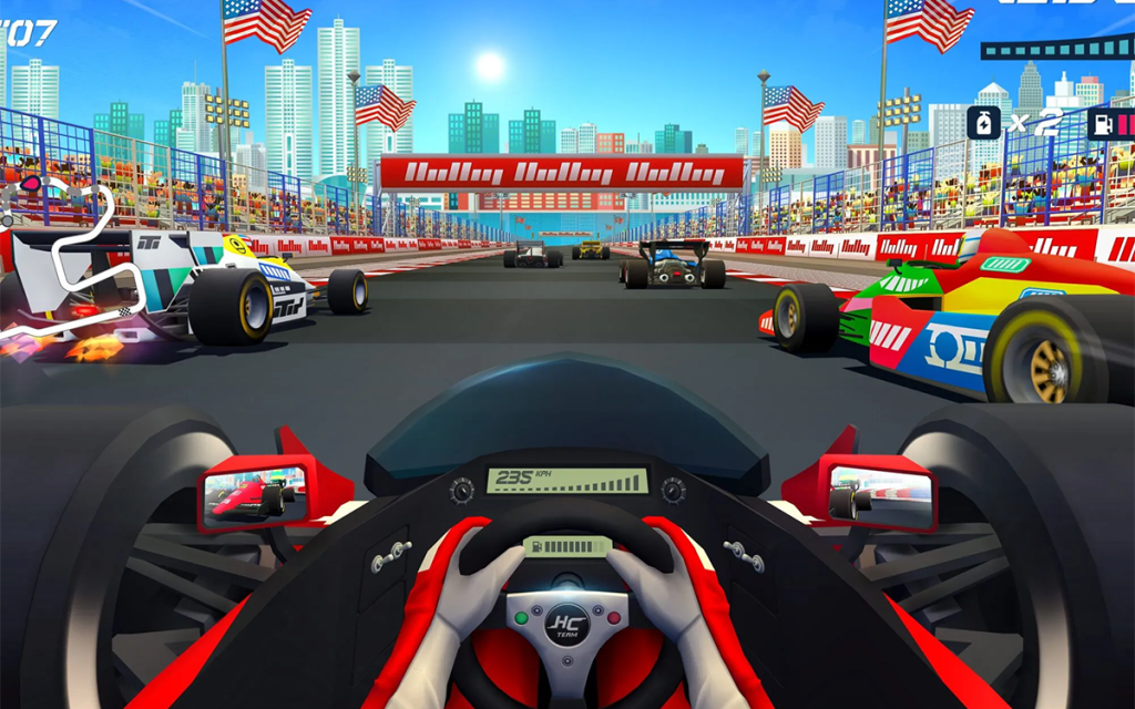 Conteúdo adicional do jogo Horizon Chase Turbo em homenagem a Ayrton Senna, jogo desenvolvido pela Aquiris, uma das mais conhecidas empresas brasileiras de games.