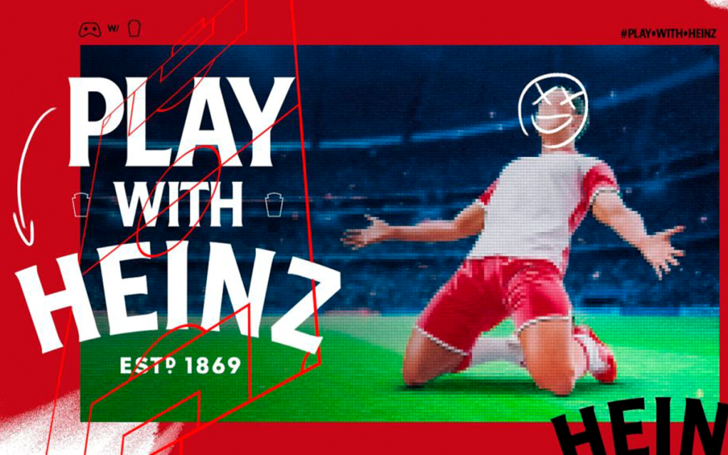banner de publicidade in-game entre Heinz e Call of Duty